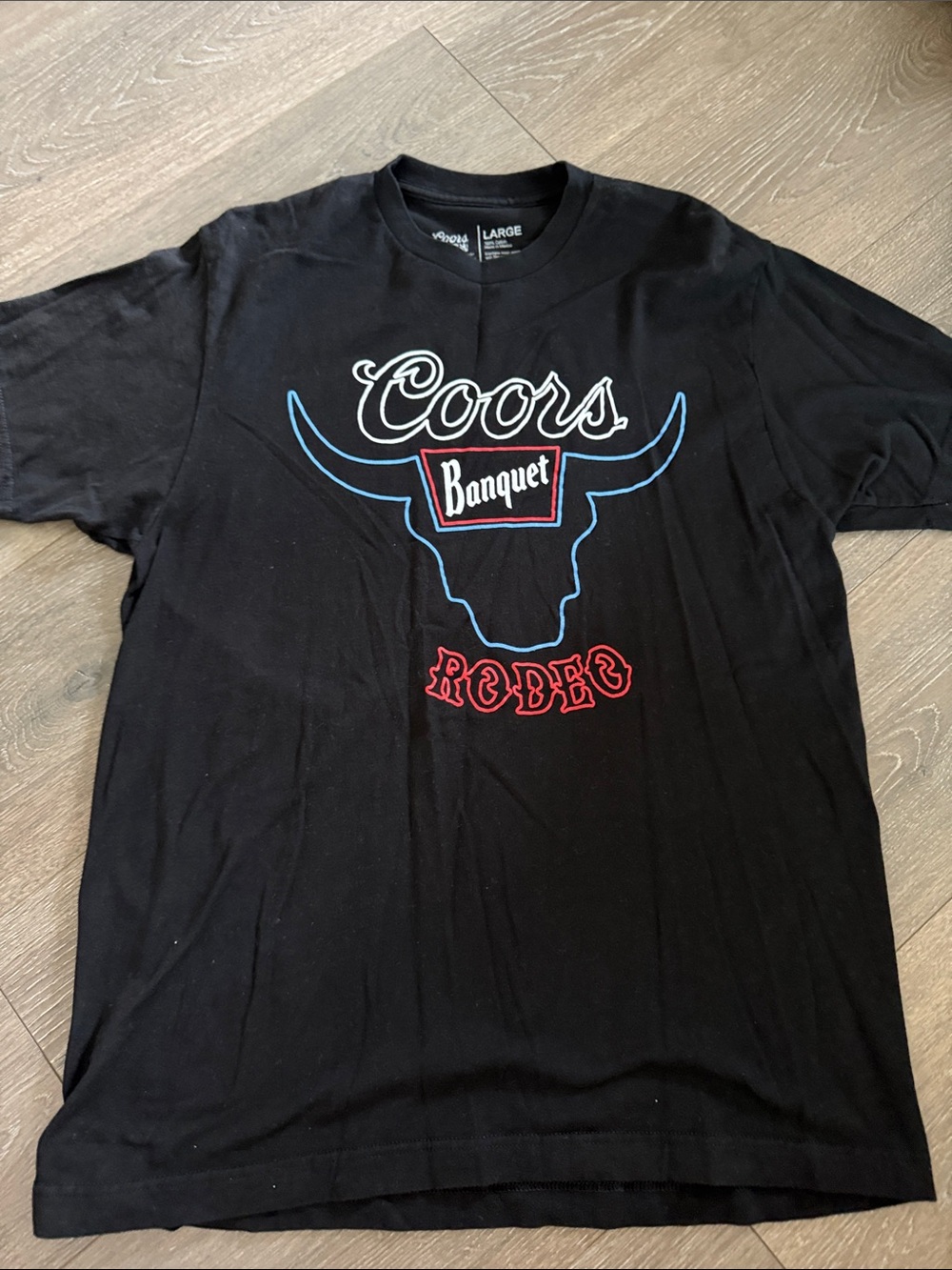 Coors Banquet Rodeo T-Shirt Large